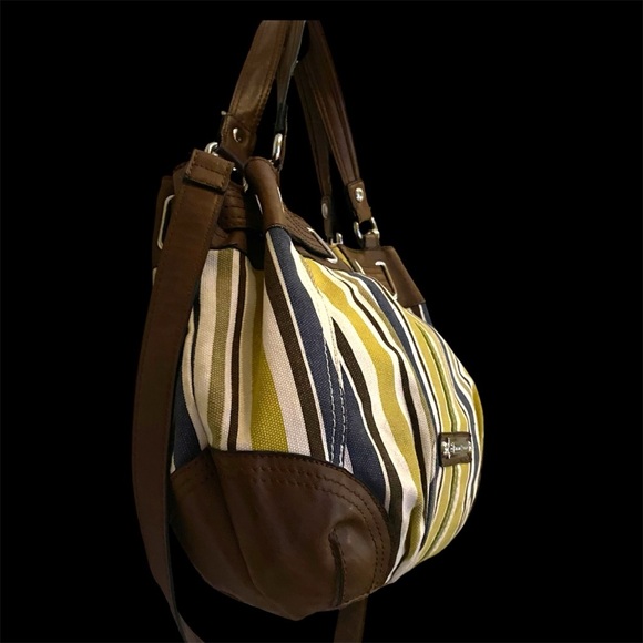 VINTAGE ETIENNE AIGNER CASSIDY CANVAS COLLECTION STYLE COLOR “MULT FABRIC FAMUL” - Picture 3 of 11